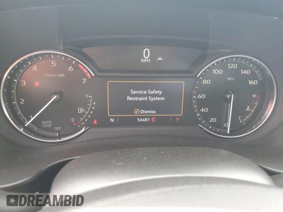 2023 Cadillac XT4 FWD Premium Luxury with VIN 1GYFZCR43PF113935, listed as a Copart auction lot 58326575 with 54,481 mi miles and Clean title. Bid and sale history available at DreamBid. Image 9.