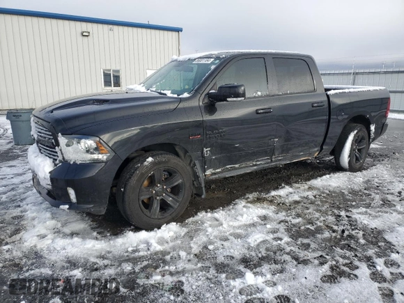 2015 Ram 1500 Sport with VIN 1C6RR7MT9FS780014, listed as a Copart auction lot 86001184 with 106,162 mi miles and Salvage title. Bid and sale history available at DreamBid. Image 1.