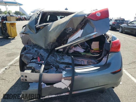2015 Infiniti Q50 Premium z VIN JN1BV7APXFM335902, wystawiony jako Copart lot #59996905 z przebiegiem 88 893 mil mil oraz Szkoda całkowita • Salvage title. Historia ofert i sprzedaży dostępna na DreamBid. Obrazek 6.