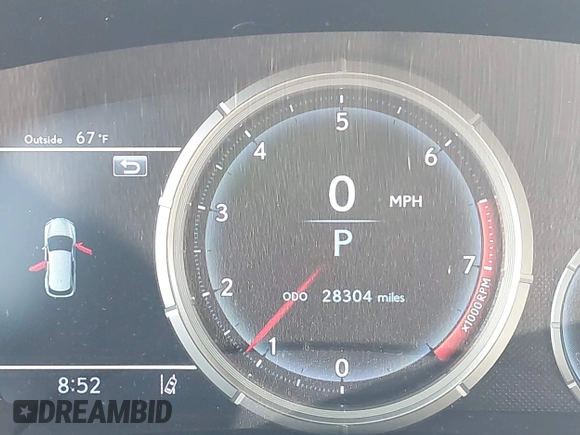 2022 Lexus RX 350 F Sport with VIN 2T2YZMDA5NC311726, listed as a IAAI auction lot 42451167 with 28,304 mi miles and . Bid and sale history available at DreamBid. Image 15.