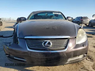 2007 Lexus SC 430 with VIN JTHFN45Y179014155, listed as a Copart auction lot 42896105 with 142,018 mi miles and Salvage Title. Bid and sale history available at DreamBid. Image 5.
