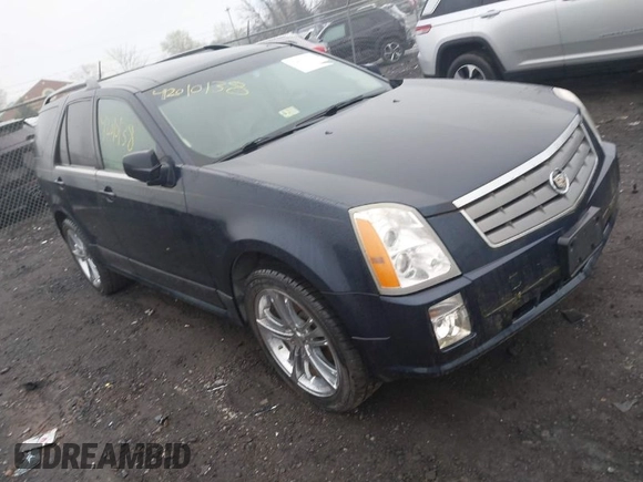 2005 Cadillac SRX with VIN 1GYEE63A650152302, listed as a IAAI auction lot 42010138 with 101,831 mi miles. Bid and sale history available at carsss.com. Image 1.