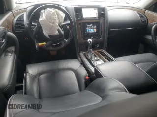 2021 Infiniti QX80 PREMIUM SELECT with VIN JN8AZ2AF0M9720509, listed as a Copart auction lot 44797505 with 52,947 mi miles and Salvage Title. Bid and sale history available at carsss.com. Image 8.