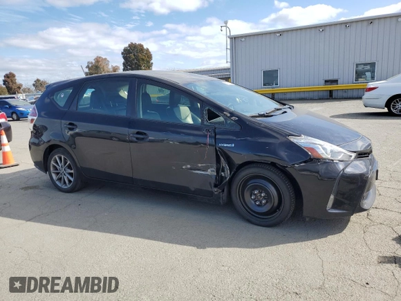 2016 Toyota Prius v Two with VIN JTDZN3EU2GJ054555, listed as a Copart auction lot 50606125 with 157,947 mi miles and Salvage Title. Bid and sale history available at carsss.com. Image 4.