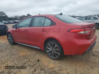 2021 Toyota Corolla SE with VIN 5YFS4MCE6MP091234, listed as a Copart auction lot 48136325 with 36,827 mi miles and Salvage Title. Bid and sale history available at carsss.com. Image 2.
