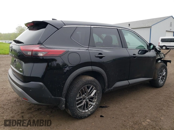 2023 Nissan Rogue S with VIN 5N1BT3AB2PC745774, listed as a Copart auction lot 56167075 with 22,710 mi miles and Salvage title. Bid and sale history available at DreamBid. Image 3.