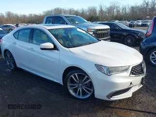 2020 Acura TLX w/Technology Pkg with VIN 19UUB3F47LA003145, listed as a IAAI auction lot 41571081 with 26,537 mi miles. Bid and sale history available at carsss.com. Image 1.
