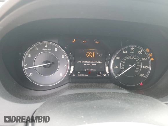 2019 Acura RDX Technology with VIN 5J8TC1H52KL012132, listed as a Copart auction lot 60814885 with 62,438 mi miles and Salvage title. Bid and sale history available at DreamBid. Image 9.