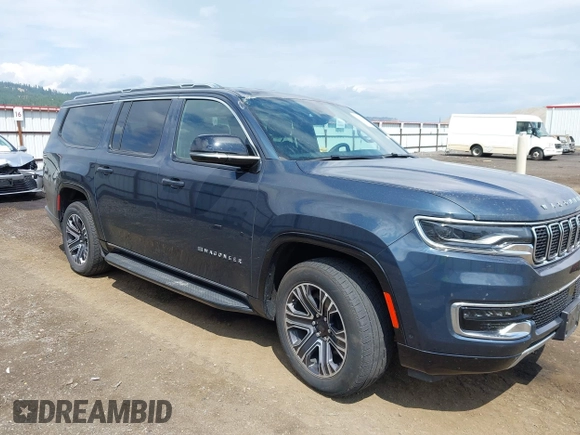 2024 Jeep Wagoneer Series II with VIN 1C4SJSBP5RS175261, listed as a IAAI auction lot 42815879 with 28,618 mi miles and . Bid and sale history available at DreamBid. Image 1.