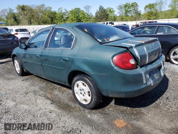 2000 Plymouth Neon Highline z VIN 1P3ES46C0YD570397, wystawiony jako Copart lot #51907655 z przebiegiem 130 681 mil mil oraz Szkoda całkowita • Salvage title. Historia ofert i sprzedaży dostępna na DreamBid. Obrazek 2.