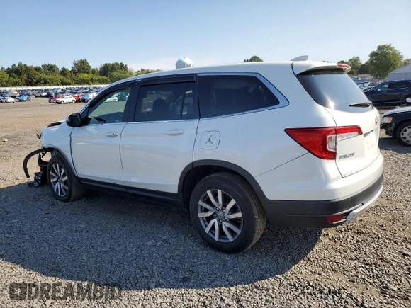 2021 Honda Pilot EX-L with VIN 5FNYF6H58MB037955, listed as a Copart auction lot 70078604 with 30,129 mi miles and Salvage Title. Bid and sale history available at DreamBid. Image 2.