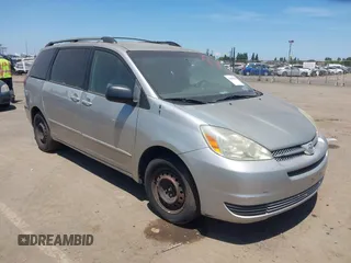 2005 Toyota Sienna CE with VIN 5TDZA23C75S296550, listed as a IAAI auction lot 42609828 with 185,515 mi miles and . Bid and sale history available at DreamBid. Image 1.