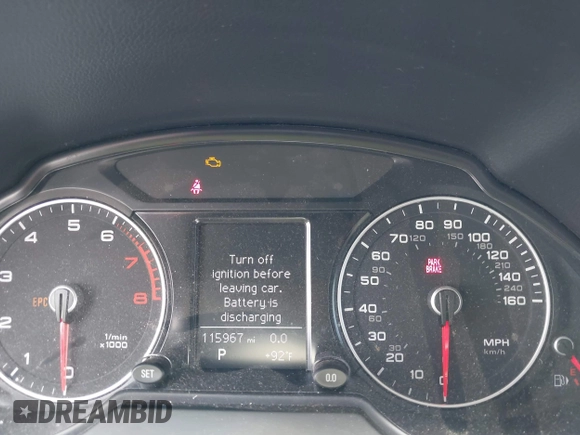 2014 Audi Q5 Premium Plus with VIN WA1LFAFP0EA008424, listed as a IAAI auction lot 42489824 with 115,967 mi miles and . Bid and sale history available at DreamBid. Image 7.