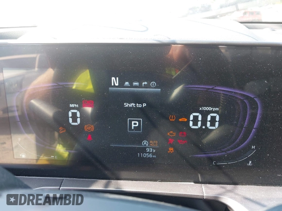2025 Kia Telluride S with VIN 5XYP64GC6SG622930, listed as a IAAI auction lot 42643647 with 11,056 mi miles and . Bid and sale history available at DreamBid. Image 7.