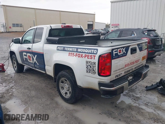2022 Chevrolet Colorado 2WD Work Truck z VIN 1GCHSBEA4N1234377, wystawiony jako IAAI lot #41854653 z przebiegiem 54 418 mil mil oraz . Historia ofert i sprzedaży dostępna na DreamBid. Obrazek 3.