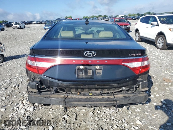2015 Hyundai Azera Limited with VIN KMHFH4JG7FA480123, listed as a Copart auction lot 56900285 with 136,325 mi miles and Salvage title. Bid and sale history available at DreamBid. Image 6.