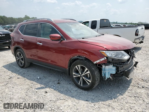 2020 Nissan Rogue S with VIN 5N1AT2MT8LC820093, listed as a Copart auction lot 59669625 with 67,395 mi miles and Salvage title. Bid and sale history available at DreamBid. Image 4.