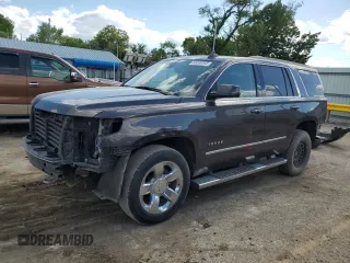 2017 Chevrolet Tahoe LT with VIN 1GNSKBKC6HR273867, listed as a Copart auction lot 55098245 with 148,329 mi miles and Salvage title. Bid and sale history available at DreamBid. Image 1.