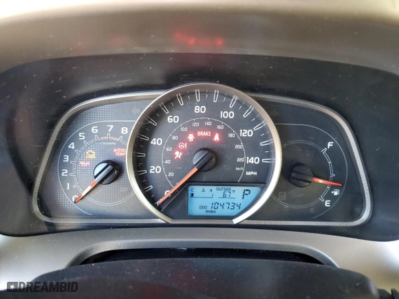 2015 Toyota RAV4 LE with VIN JTMBFREV7FJ046086, listed as a Copart auction lot 48578555 with 104,734 mi miles and Salvage Title. Bid and sale history available at carsss.com. Image 9.
