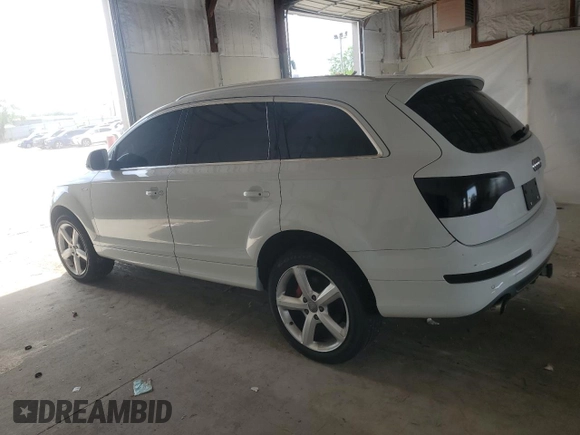 2014 Audi Q7 S line Prestige with VIN WA1DGAFE6ED006627, listed as a Copart auction lot 58671895 with 128,233 mi miles and Clean title. Bid and sale history available at DreamBid. Image 2.