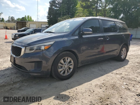 2015 Kia Sedona LX with VIN KNDMB5C17F6069481, listed as a Copart auction lot 55602005 with 169,146 mi miles and Clean Title. Bid and sale history available at DreamBid. Image 1.