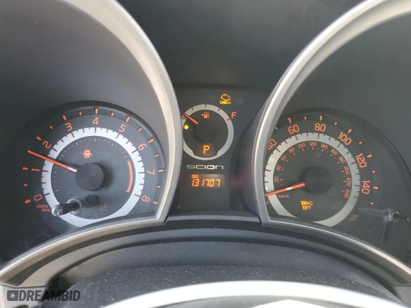 2013 Scion tC with VIN JTKJF5C71D3054428, listed as a Copart auction lot 51947965 with 131,707 mi miles and Salvage Title. Bid and sale history available at carsss.com. Image 11.