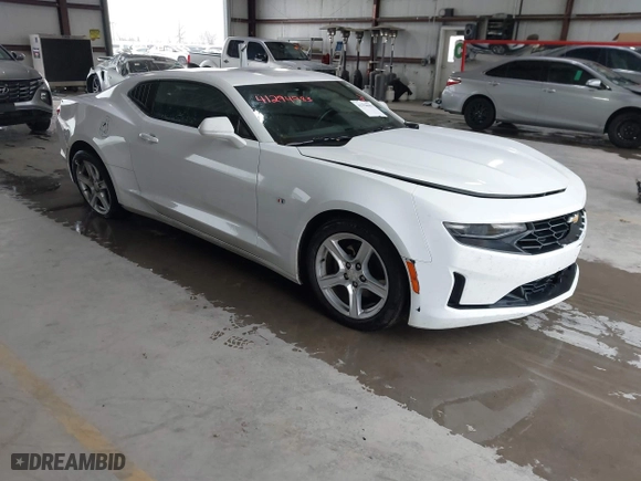 2022 Chevrolet Camaro 1LT with VIN 1G1FB1RX9N0119823, listed as a IAAI auction lot 41294983 with 66,283 mi miles. Bid and sale history available at carsss.com. Image 1.