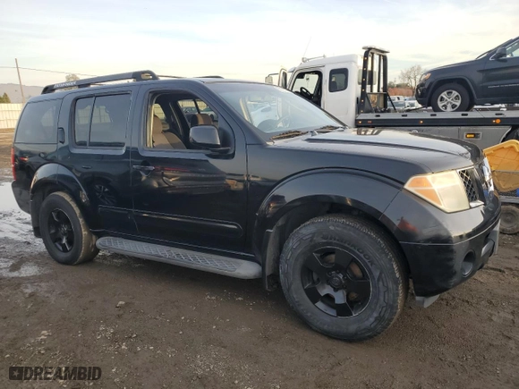 2006 Nissan Pathfinder SE with VIN 5N1AR18U76C680148, listed as a Copart auction lot 85522794 with 112,372 mi miles and Salvage Title. Bid and sale history available at carsss.com. Image 4.