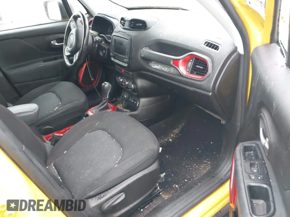 2017 Jeep Renegade Trailhawk с VIN ZACCJBCB2HPF74091, выставлен на аукционе IAAI как лот 42508617 с пробегом 74 968 миль миль и . История ставок и продаж доступна на DreamBid. Изображение 5.