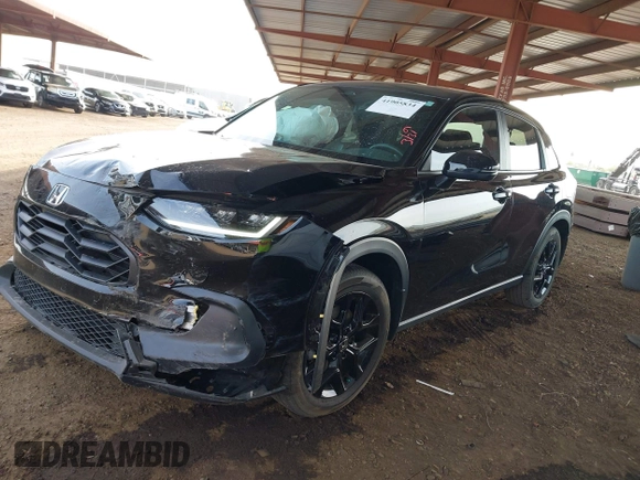 2024 Honda HR-V Sport with VIN 3CZRZ1H57RM738742, listed as a IAAI auction lot 41905834 with 15,487 mi miles and . Bid and sale history available at DreamBid. Image 17.