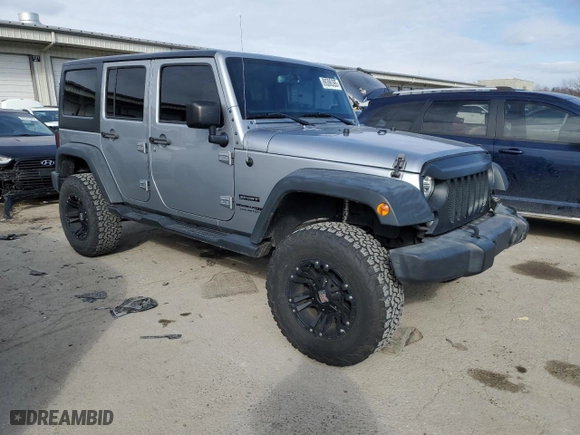 2018 Jeep Wrangler JK Unlimited Sport S with VIN 1C4BJWDG8JL869736, listed as a Copart auction lot 89386395 with 153,617 mi miles and Non Repairable. Bid and sale history available at carsss.com. Image 4.