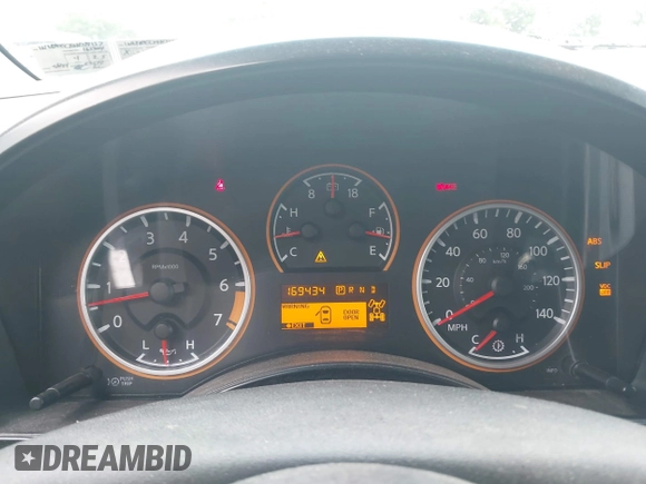2011 Nissan Titan Pro-4X with VIN 1N6BA0ECXBN319157, listed as a IAAI auction lot 42456725 with 169,434 mi miles and . Bid and sale history available at DreamBid. Image 7.