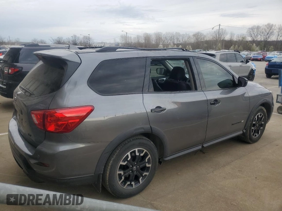 2020 Nissan Pathfinder SV with VIN 5N1DR2BN6LC642118, listed as a Copart auction lot 50992325 with 61,137 mi miles and Salvage title. Bid and sale history available at DreamBid. Image 3.