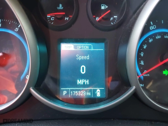 2015 Chevrolet Cruze LT with VIN 1G1PE5SB5F7190947, listed as a IAAI auction lot 41864743 with 175,329 mi miles. Bid and sale history available at carsss.com. Image 7.