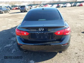 2016 Infiniti Q50 3.0t Red Sport 400 with VIN JN1FV7AR9GM451130, listed as a IAAI auction lot 41847805 with 89,146 mi miles. Bid and sale history available at carsss.com. Image 17.