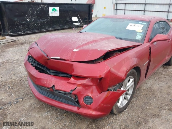 2015 Chevrolet Camaro LS with VIN 2G1FB1E35F9144762, listed as a IAAI auction lot 41111707 with 188834 miles. Bid and sale history available at carsss.com. Image 6.