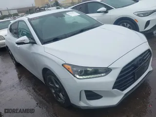 2019 Hyundai Veloster 2.0 with VIN KMHTG6AF8KU019661, listed as a IAAI auction lot 41494429 with 94,417 mi miles. Bid and sale history available at carsss.com. Image 1.