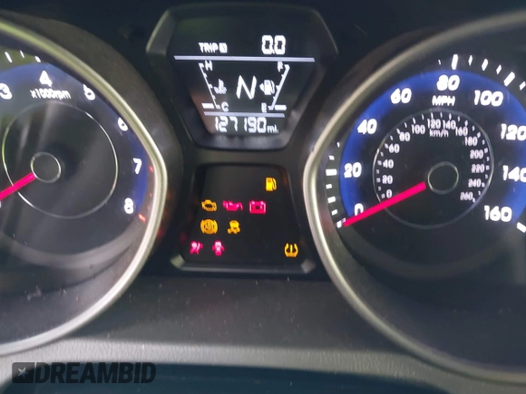 2015 Hyundai Elantra SE with VIN 5NPDH4AE7FH645154, listed as a IAAI auction lot 41830124 with 127,190 mi miles and . Bid and sale history available at DreamBid. Image 7.