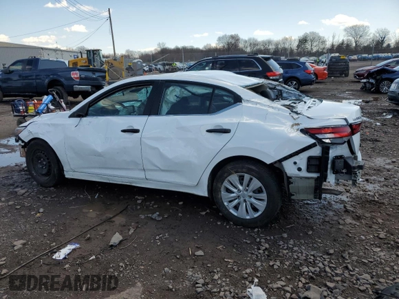 2024 Nissan Sentra S with VIN 3N1AB8BV7RY286831, listed as a Copart auction lot 49831355 with Not Provided miles and Salvage Title. Bid and sale history available at carsss.com. Image 2.