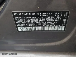 2018 Volkswagen Jetta 1.4T SE with VIN 3VWDB7AJ8JM261075, listed as a Copart auction lot 88881485 with 128,762 mi miles and Salvage Title. Bid and sale history available at carsss.com. Image 13.