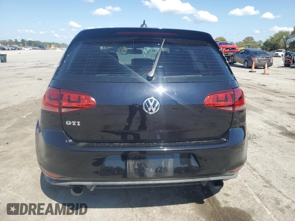 2015 Volkswagen Golf GTI Autobahn with VIN 3VW4T7AU9FM097897, listed as a Copart auction lot 71679744 with 76,831 mi miles and Salvage Title. Bid and sale history available at carsss.com. Image 6.