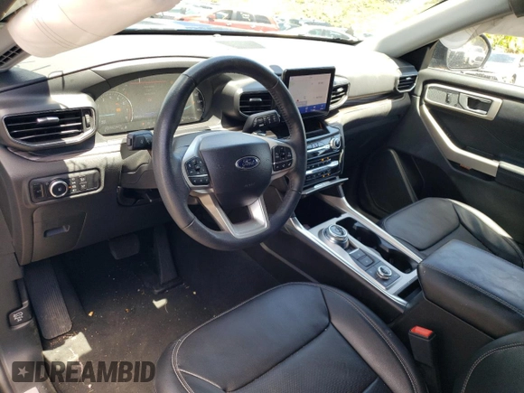 2023 Ford Explorer Limited with VIN 1FMSK8FH5PGB41352, listed as a Copart auction lot 53406155 with 25,612 mi miles and Salvage title. Bid and sale history available at DreamBid. Image 8.