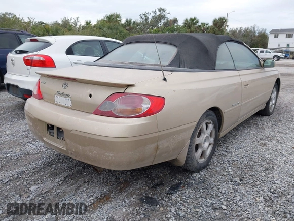 2002 Toyota Solara SE z VIN 2T1FF28P82C594965, wystawiony jako IAAI lot #41325886 z przebiegiem 181 882 mil mil oraz . Historia ofert i sprzedaży dostępna na DreamBid. Obrazek 4.