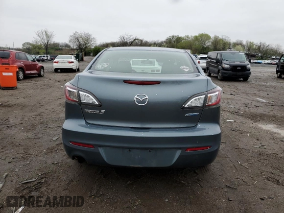 2013 Mazda Mazda3 i Sport with VIN JM1BL1U70D1719052, listed as a Copart auction lot 52068735 with 115,597 mi miles and Salvage Title. Bid and sale history available at carsss.com. Image 6.