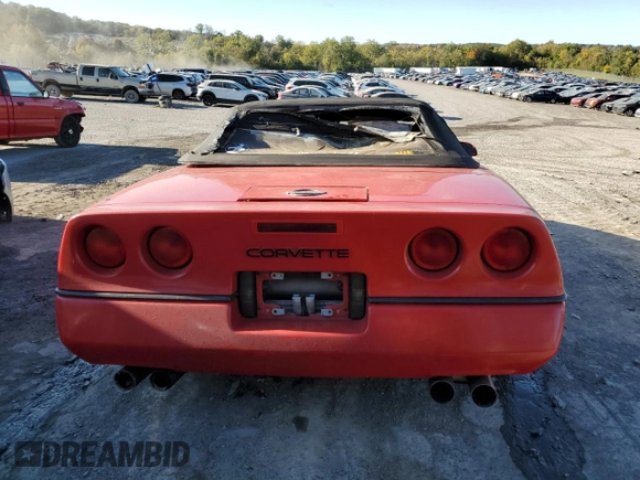 1990 Chevrolet Corvette z VIN 1G1YY3384L5111942, wystawiony jako Copart lot #75481214 z przebiegiem 91 731 mil mil oraz Szkoda całkowita • Salvage title. Historia ofert i sprzedaży dostępna na DreamBid. Obrazek 6.