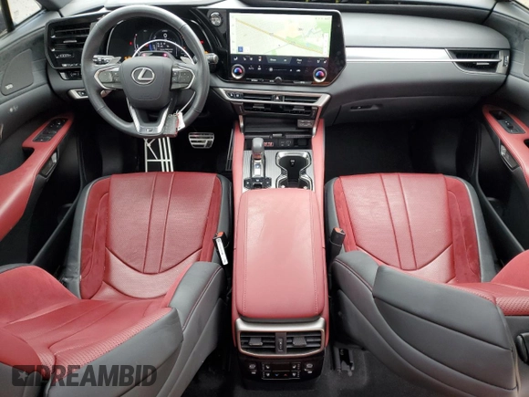 2023 Lexus RX 500h F Sport Performance z VIN 2T2BCMEA0PC002285, wystawiony jako Copart lot #44896465 z przebiegiem 17 471 mil mil oraz Szkoda całkowita • Salvage title. Historia ofert i sprzedaży dostępna na DreamBid. Obrazek 8.