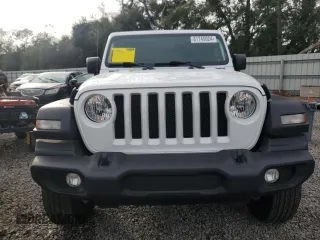2020 Jeep Wrangler Sport with VIN 1C4GJXAG4LW210506, listed as a Copart auction lot 81745024 with 28,863 mi miles and Salvage title. Bid and sale history available at DreamBid. Image 5.