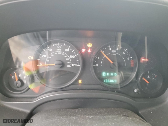 2010 Jeep Patriot Sport with VIN 1J4NF2GB6AD500319, listed as a Copart auction lot 53942605 with 136,069 mi miles and Clean Title. Bid and sale history available at carsss.com. Image 9.