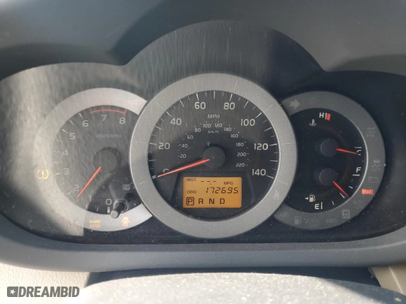 2011 Toyota RAV4 with VIN 2T3BF4DVXBW115675, listed as a Copart auction lot 48169115 with 172,695 mi miles and Salvage Title. Bid and sale history available at carsss.com. Image 9.