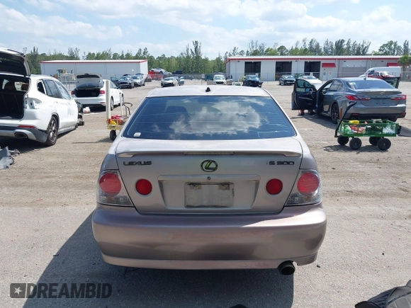 2003 Lexus IS 300 with VIN JTHBD192730074509, listed as a IAAI auction lot 42049035 with 296,596 mi miles. Bid and sale history available at carsss.com. Image 16.